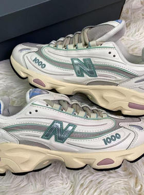 New Balance NB 1000 舒适运动 低帮跑步鞋 男款 白蓝 / M1000WA