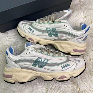 New Balance NB 1000 舒适运动 低帮跑步鞋 男款 白蓝 / M1000WA