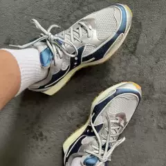 Saucony Trainer 80 Comfortable and Versatile Starlight Inspiration Low-Top Casual Shoes Gray-Blue S79070-2