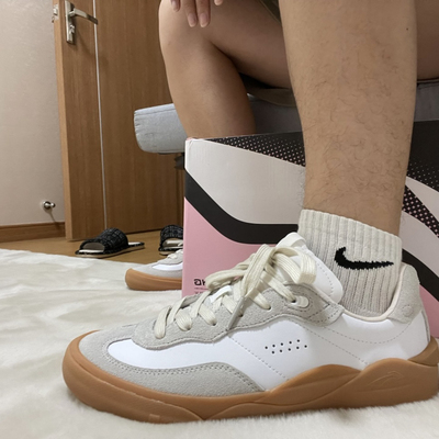 LiNing李宁 Skategeneral透气 低帮 板鞋 男款 白灰AEPSA49-1