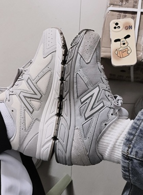 New Balance 480 防滑减震耐磨 休闲低帮运动鞋 女款 白色W480SS5