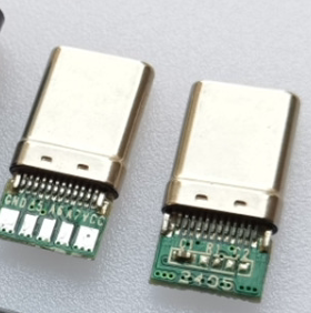 USBC数据线type-C键盘改装PD充电线器公对公带CC焊盘手机插头C2C