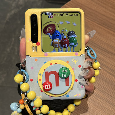 彩色M豆适用华为purax手机壳