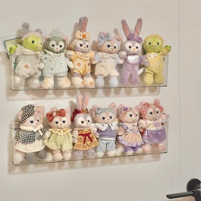迪士尼挂件收纳盒墙放上玩偶毛绒具门后玄关壁神器娃娃公仔展示架