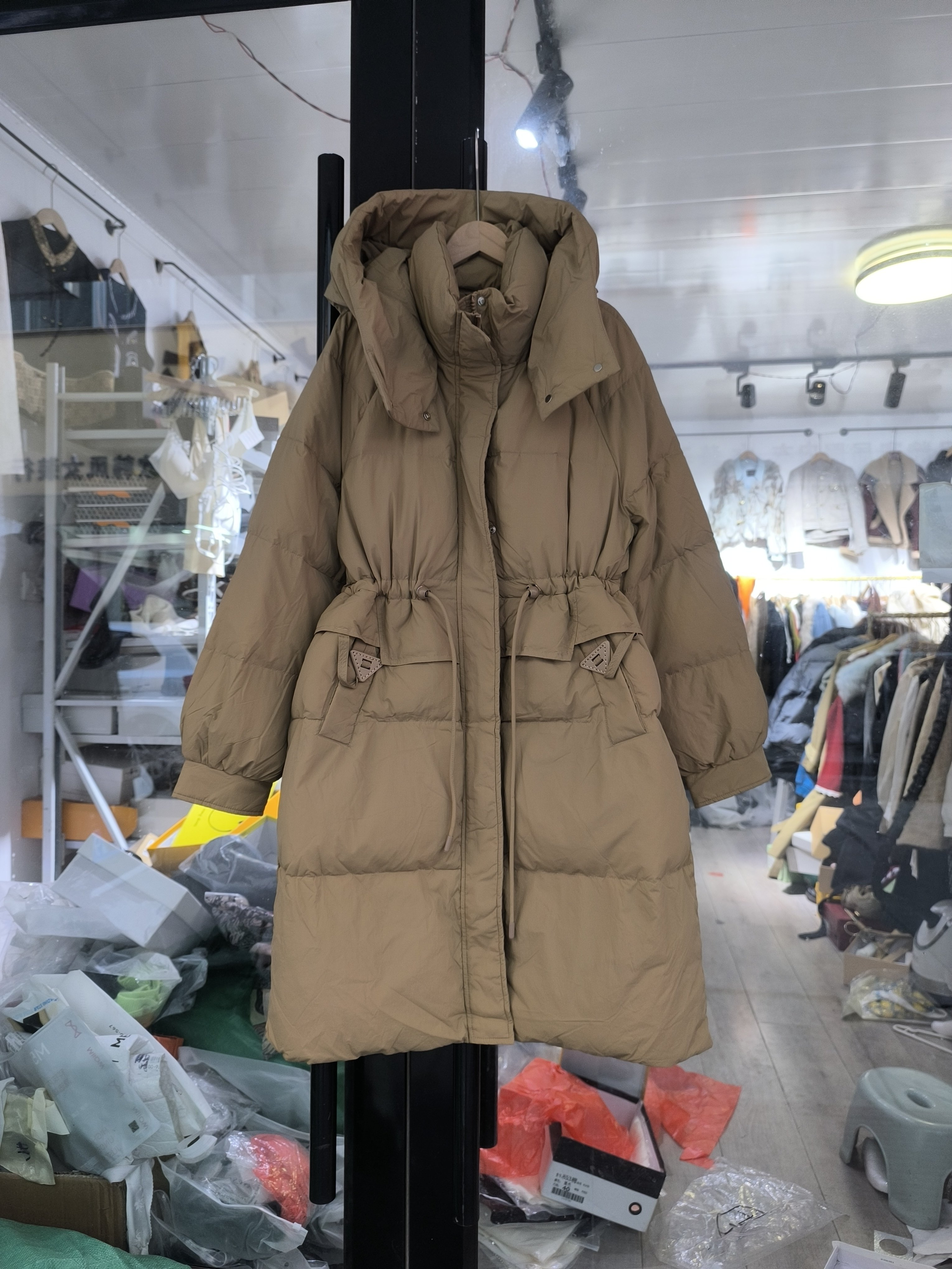 清仓2025冬新款韩版时尚百搭连帽宽松显瘦中长款羽绒服加厚外套女,女装/女士精品,羽绒服,淘宝优惠券,粉丝福利购,淘宝优惠卷