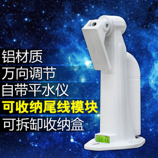 摄像头铝合金监控支架加厚室外收纳藏线防水防锈万向旋转调节壁装