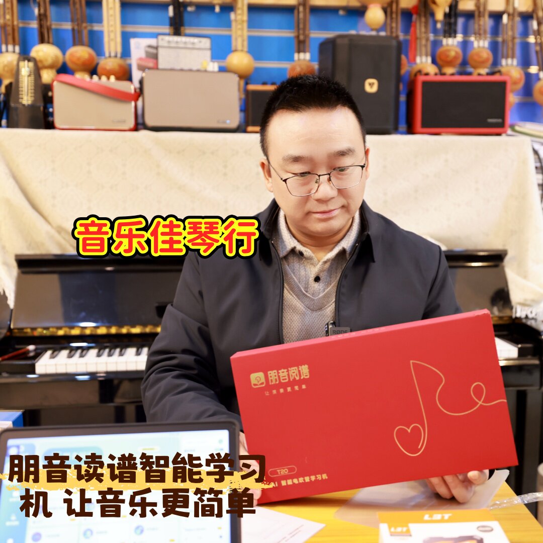 朋音T20新款 读谱机电吹管萨克斯二胡笛子动态阅谱器 T20 11英寸