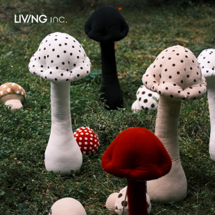 LIVING 可爱异形抱枕毛绒靠枕客厅沙发床ins风创意 inc.巨型蘑菇