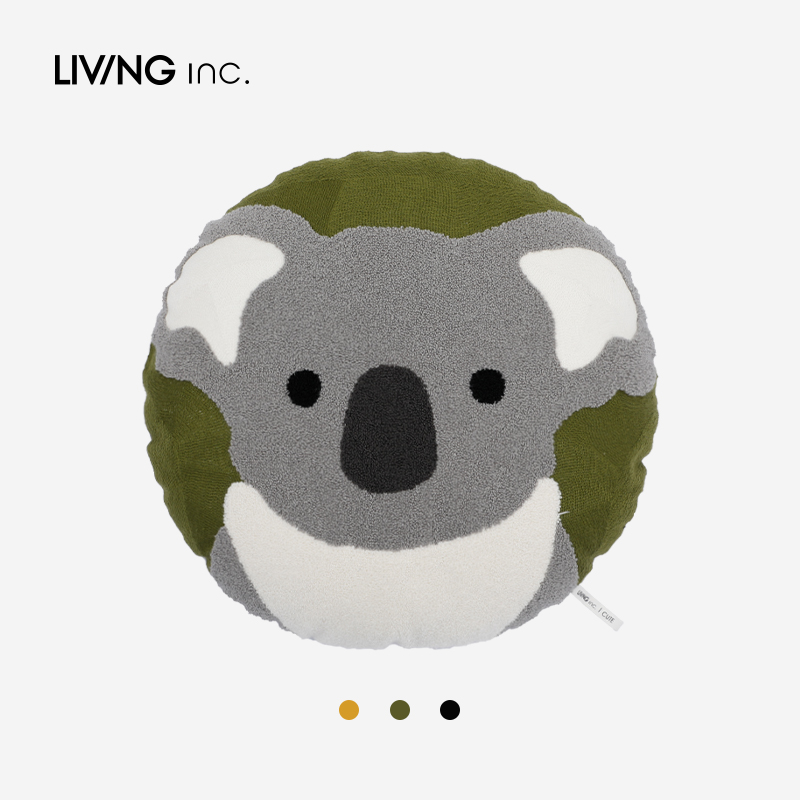 圆形卡通动物沙发儿童房抱枕