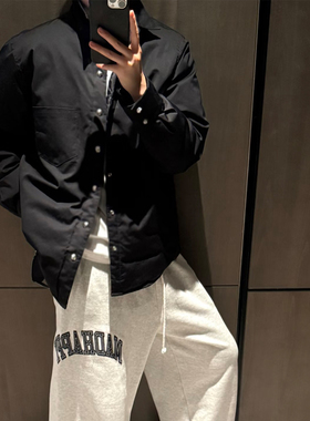 CH 十字花镀银衬衫薄棉服教练夹克外套基础百搭travisscoot宽松