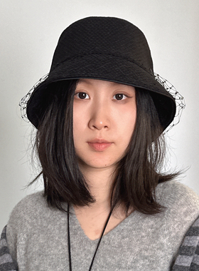 盆帽秋冬女士显脸小显白水桶帽