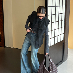 牛仔裤 冬上新复古风休闲水洗时尚 C80021 SONG UMA