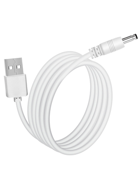 3米充电线加长DC3.5*1.35mmdc圆孔插头线LED灯监控电源直流线白色