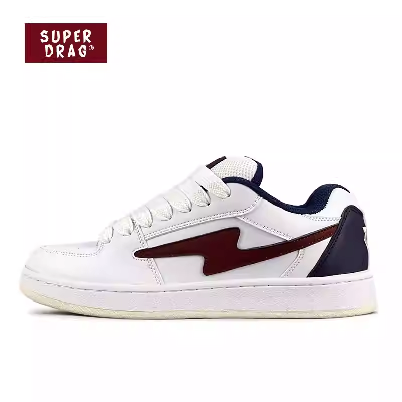 超拽SUPERDRAG原创闪电鸳鸯面包鞋板鞋男女ins校园百搭低帮休闲鞋