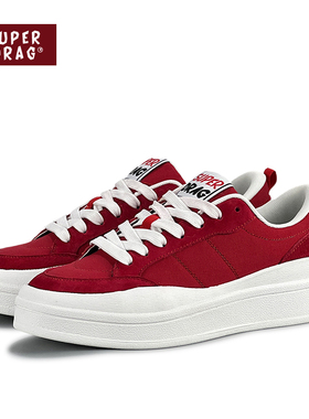 超拽 SUPER DRAG 小众设计复古潮流时尚板鞋男女情侣鞋ins厚底鞋