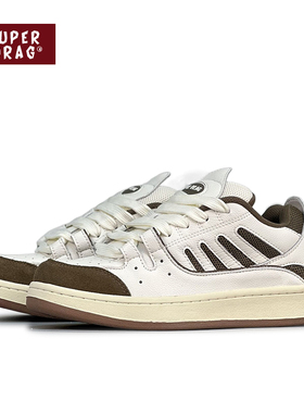 超拽SUPERDRAG 面包鞋原创复古摩卡低帮板鞋男女复古百搭休闲鞋子