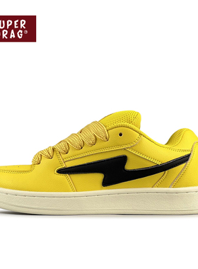 超拽SUPERDRAG 面包鞋原创大黄蜂百搭板鞋男女复古情侣休闲鞋子潮