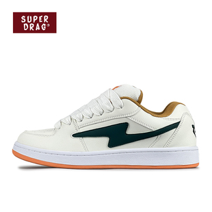 男女ins潮复古情侣休闲鞋 超拽SUPERDRAG 板鞋 闪电经典 子 面包鞋