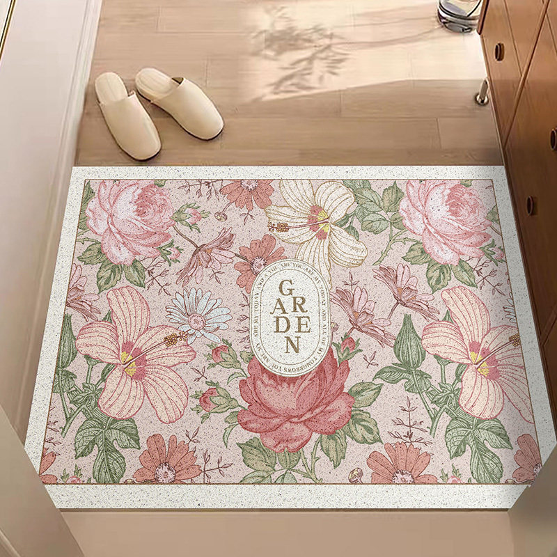 现代轻奢入户进门家用蹭土垫子可剪裁丝圈客厅玄关地垫pvc脚垫子,居家布艺,入户地垫,淘宝优惠券,粉丝福利购,淘宝优惠卷