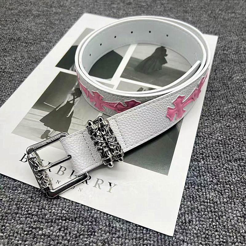 thumbnail for Roller buckle embroidered color cross belt vine pin buckle belt unisex personality trend versatile trouser belt