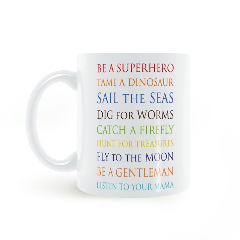 rainbowmug成为超级英雄马克杯