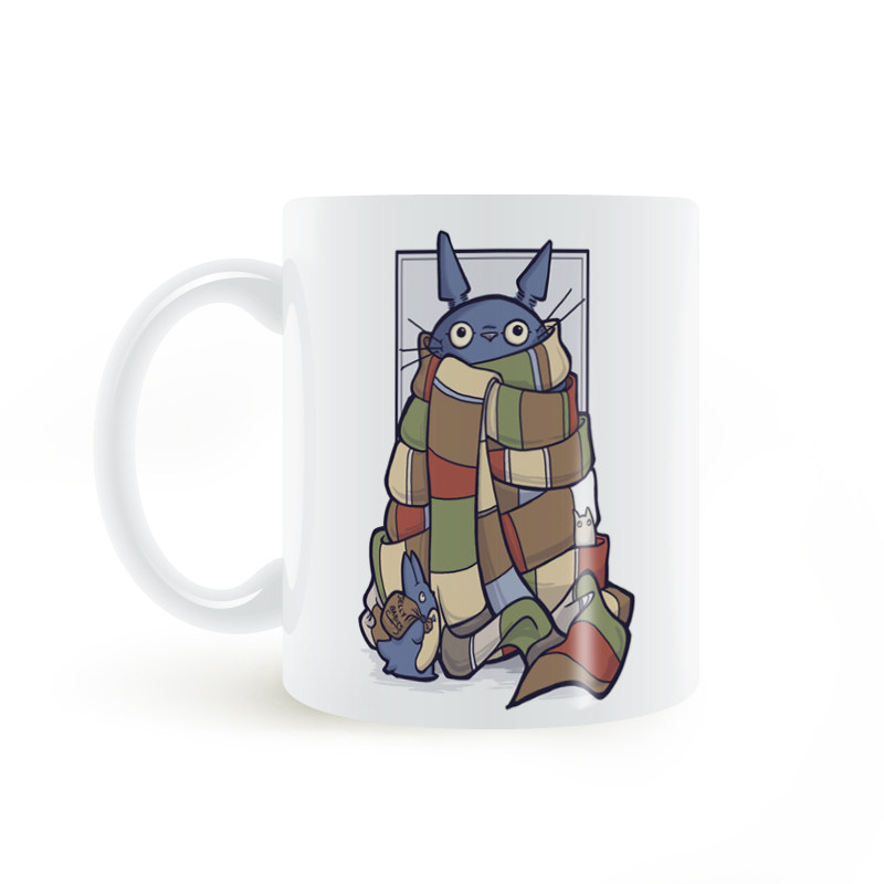 Doctor-Who-Totoro-Coffee-Mug龙猫搞怪神秘博士马克杯杯子