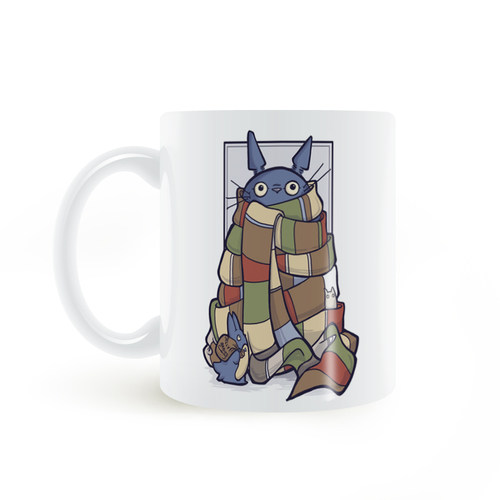 Doctor-Who-Totoro-Coffee-Mug龙猫搞怪神秘博士马克杯杯子