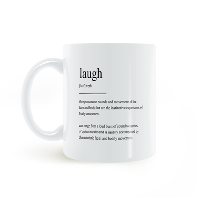 笑的定义Laugh美式风陶瓷马克杯