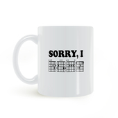 梗 give 马克杯陶瓷白杯子sorry 吉他手才能看懂 dont Fack
