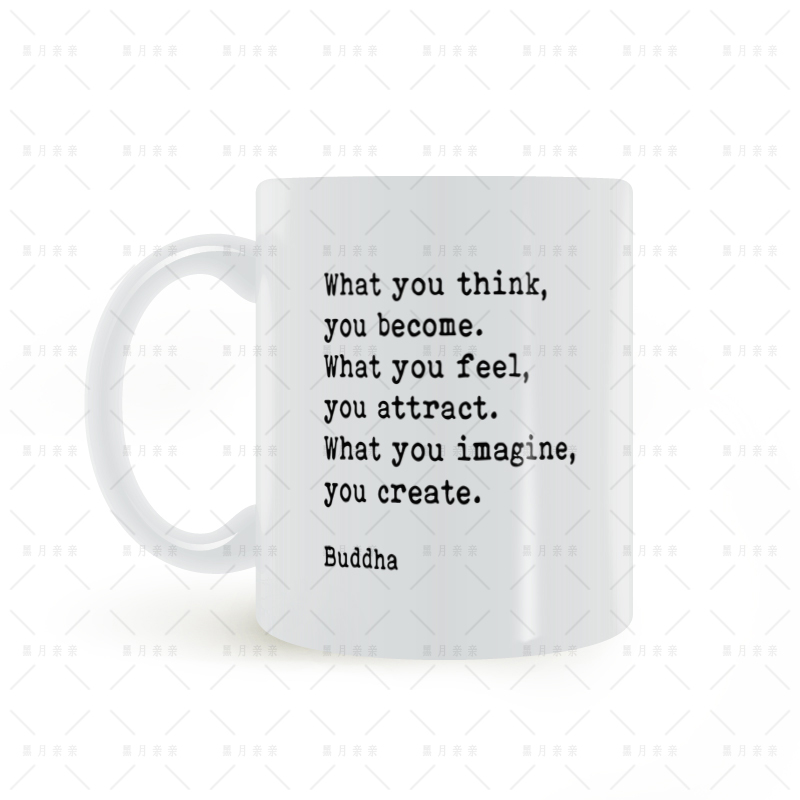 马克杯心理学激励陶瓷美式伙伴