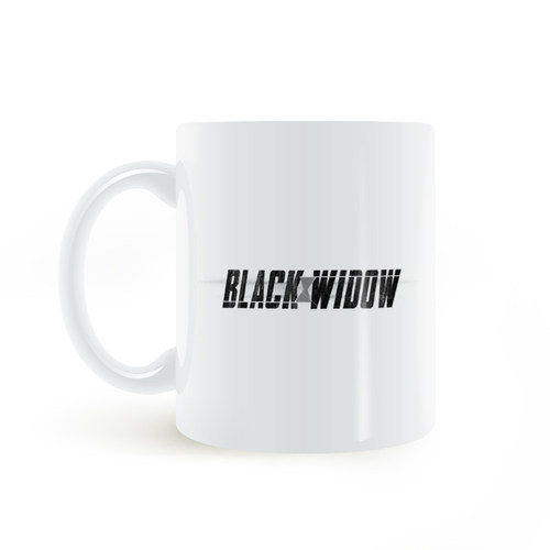 黑寡妇Black widow马克杯陶瓷白色水杯咖啡漫粉礼物杯子