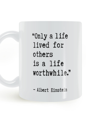 Albert Einstein quote mug 阿尔伯特·爱因斯坦名言 马克杯