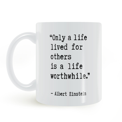 Albert Einstein quote mug 阿尔伯特·爱因斯坦名言 马克杯