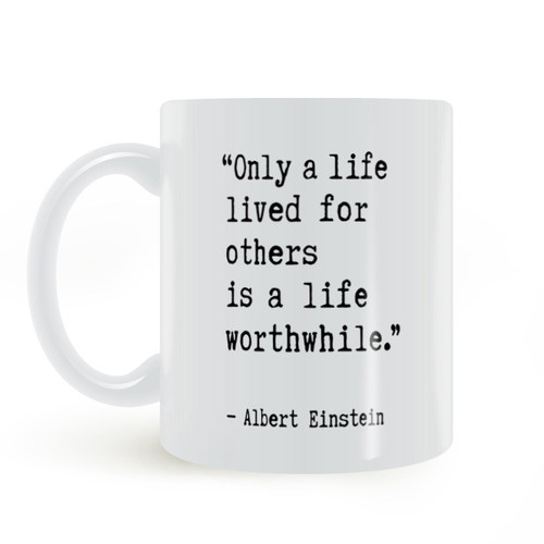 Albert Einstein quote mug 阿尔伯特·爱因斯坦名言 马克杯