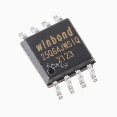 集成电路 贴片 W25Q64JVSSIQ SOIC-8 64Mbit SPI FLASH存储器芯片