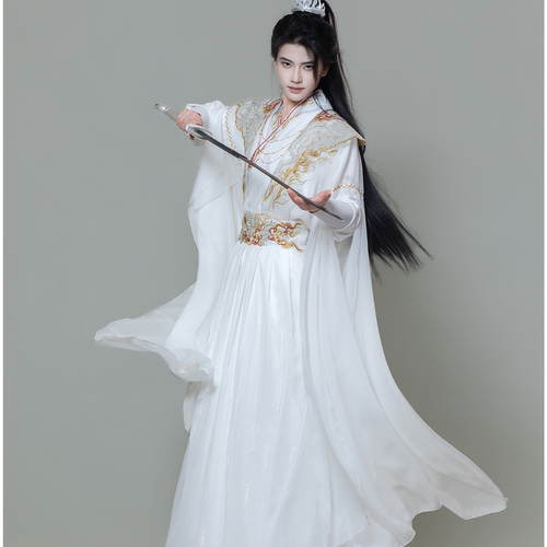 暮游记武侠酷飒云肩破袖汉服