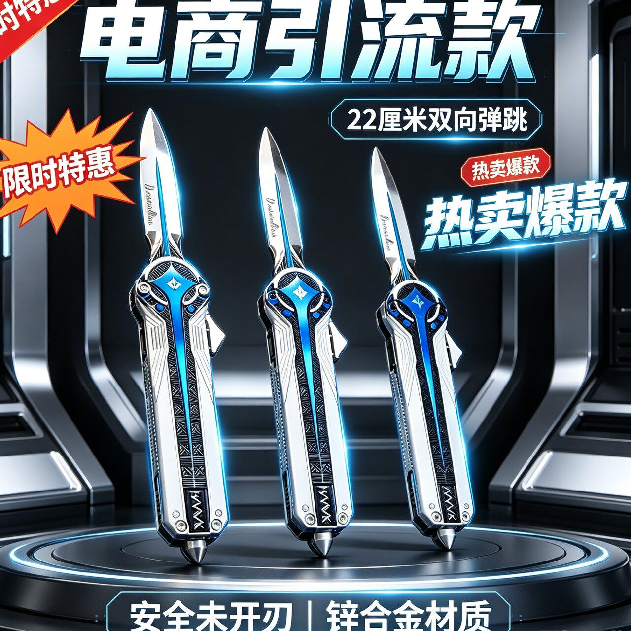 三角洲行动游戏周边武器模型北极星弹动收缩版蝴蝶玩具模型工艺摆