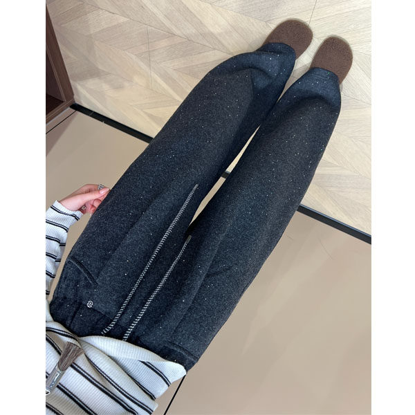 梨形身材灰色大码女裤子闪钻慵懒风加绒运动裤胖mm宽松显瘦休闲裤,女装/女士精品,大码裤装,淘宝优惠券,粉丝福利购,淘宝优惠卷