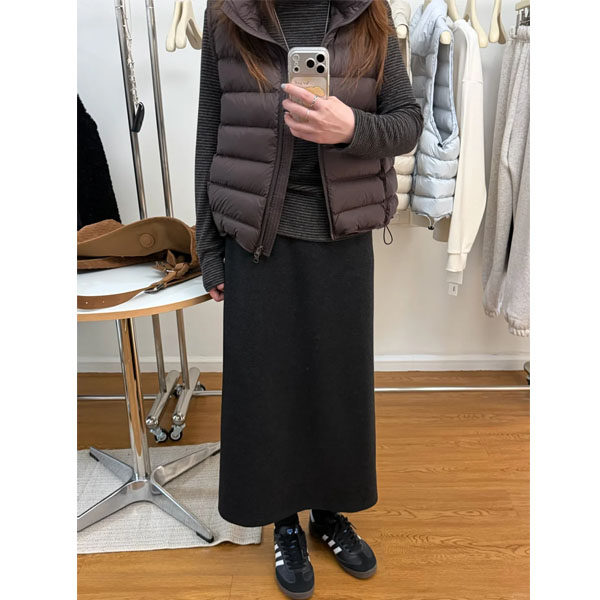 韩系黑色毛呢半身裙女2026新款流行爆款简约百搭气质显瘦直筒裙子,女装/女士精品,大码半身裙,淘宝优惠券,粉丝福利购,淘宝优惠卷