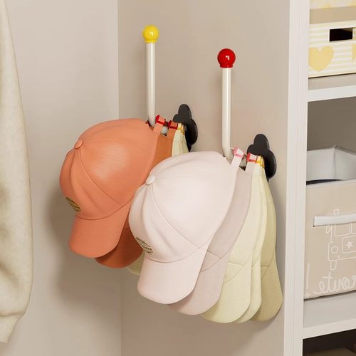 挂帽子收纳神器多功能帽架