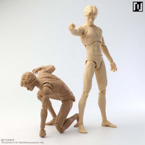 现货模镜Mirrfig 精瘦男素体1/12关节可动手办人体模型MF001