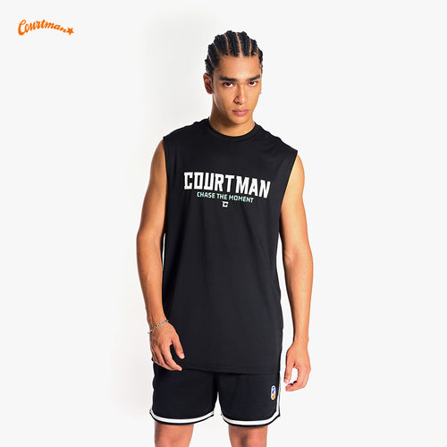 COURTMAN无袖男投篮背心速干排汗
