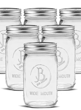 【梅森生活家】加拿大JAR BASS梅森罐32oz宽口玻璃密封罐储物罐