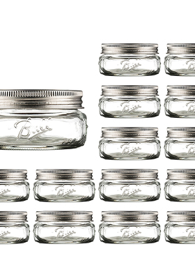 【梅森生活家】8oz美式梅森罐斗草玻璃密封罐沙拉酸奶燕麦杯带盖