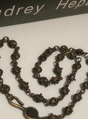 羽翼饰物复古宫廷风藤蔓爱心船锚十字架项链朋克高级男饰