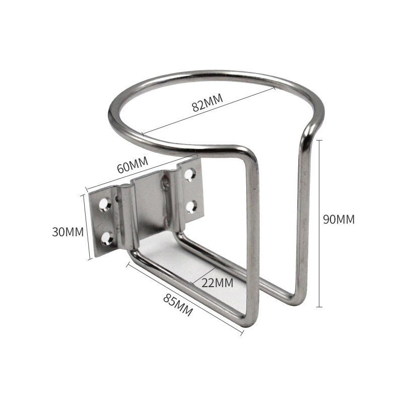 船用房车旅居车不锈钢杯托水杯饮料瓶支架拖挂杯托饮料瓶茶杯杯座