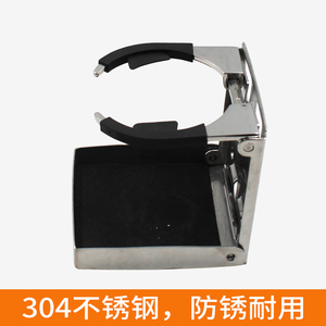 船舶配件游艇钓鱼船房车不锈钢简易折叠水杯架可调可收缩 水杯座