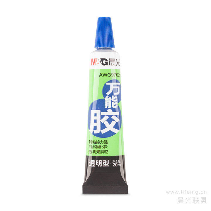 2支包邮晨光万能胶强力多功能交水粘塑料金属木头透明膏状啫喱胶