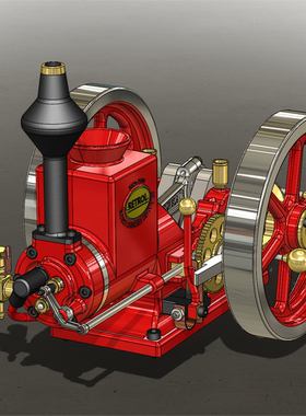 MUSA HM-01 蛤蟆机 Hit and Miss engine 模型发动机