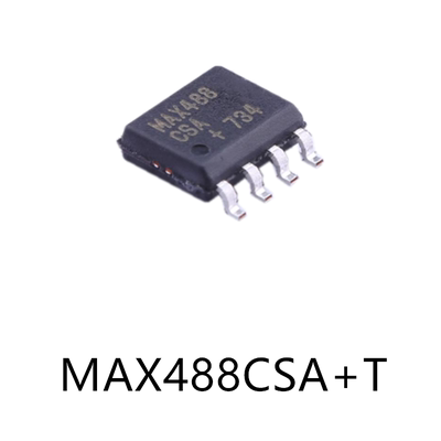 MAX488CSA+T SOIC-8原装RS-485/RS-422芯片电子元器件贴片收发器